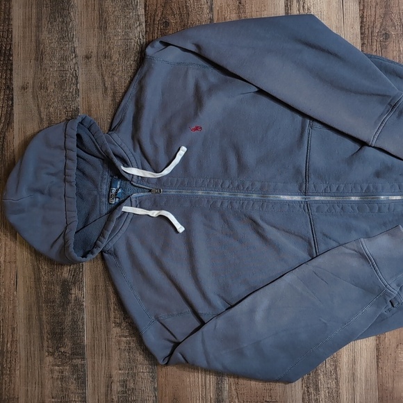Vintage Polo Ralph Lauren Zip Up Fleece Hoodie Size Large-Tall Sun Fade Dye - Picture 1 of 11